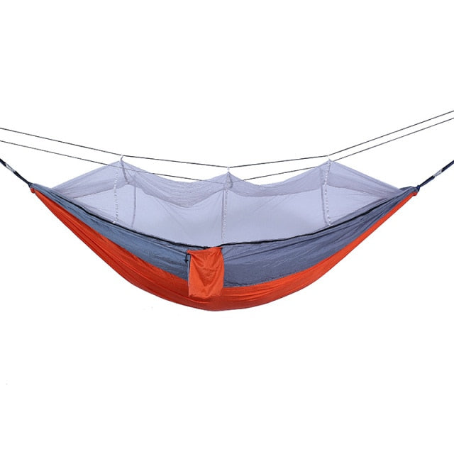 1-2 Person Portable Outdoor Camping Hammock with Mosquito Net