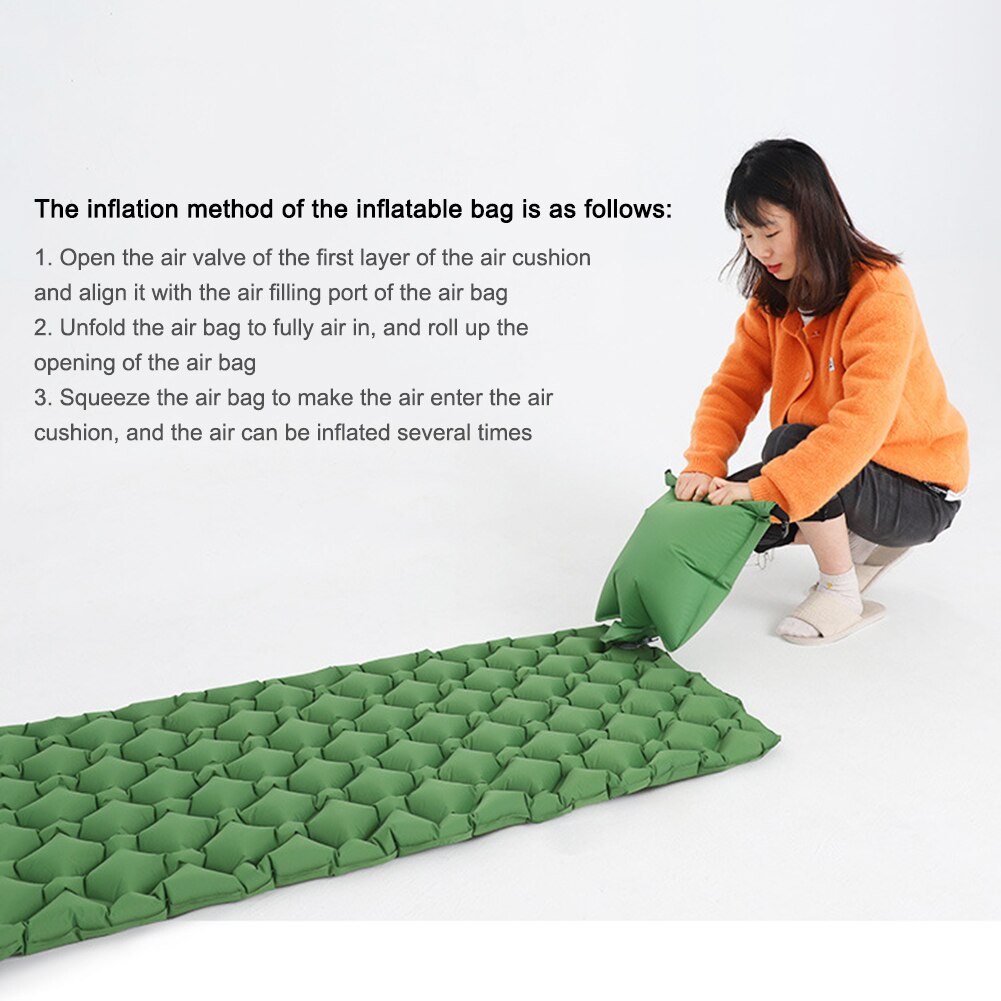 Outdoor Inflatable Waterproof Ultralight Mattress with Bag