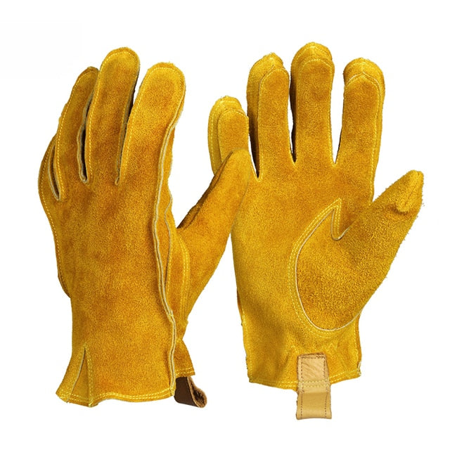 Tough Grip Leather Quality Work Gloves